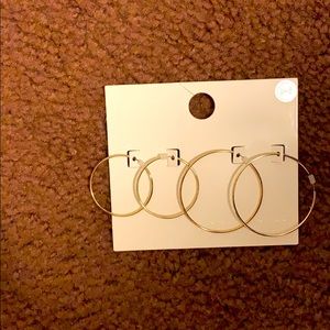 Forever 21 hoop earring set